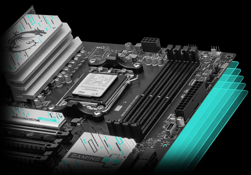 B840 GAMING PLUS WIFI 6 katmanlı PCB