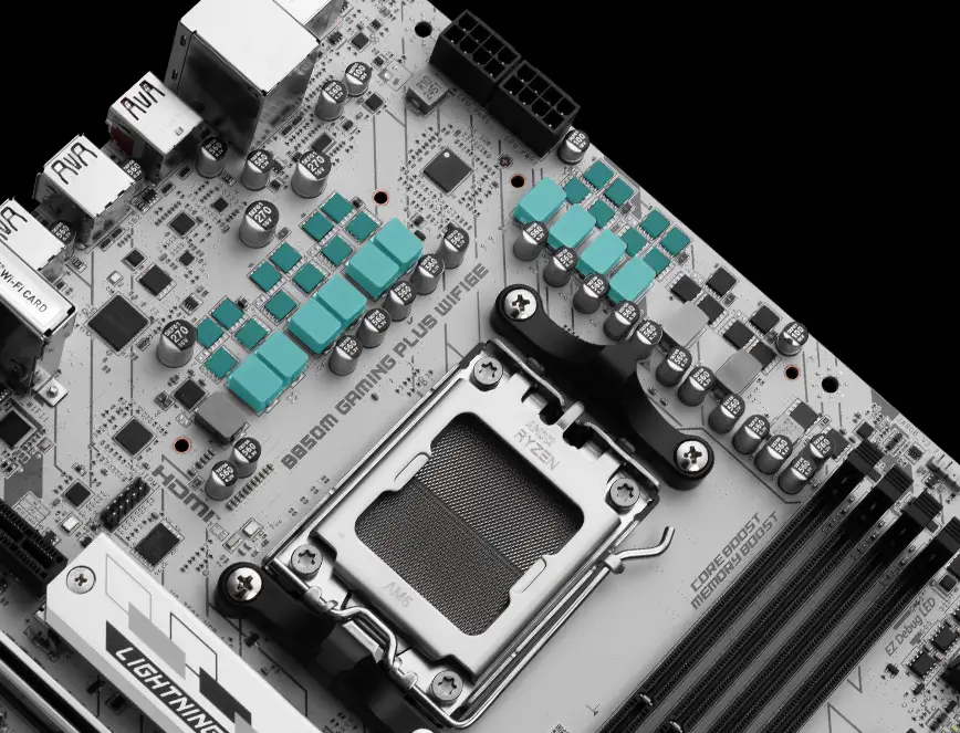 B850M GAMING PLUS WIFI6E 10+2+1 VRM güç tasarımı