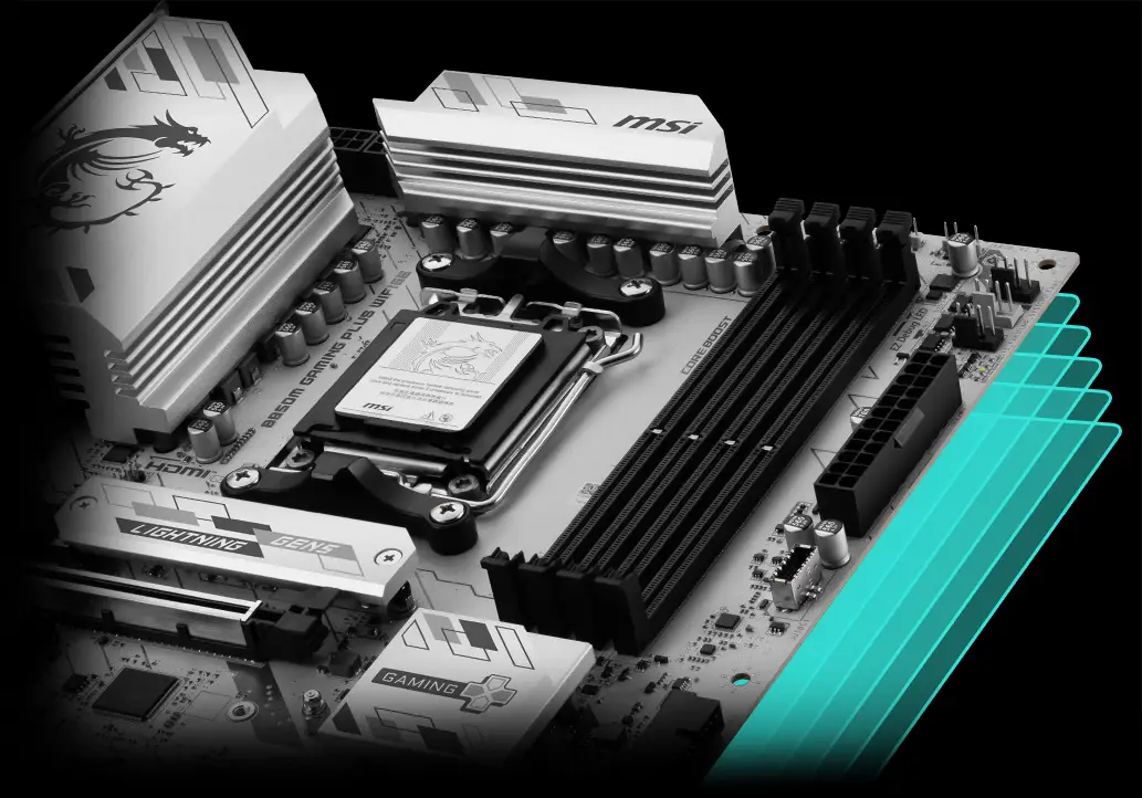 B850M GAMING PLUS WIFI6E 6 katmanlı PCB