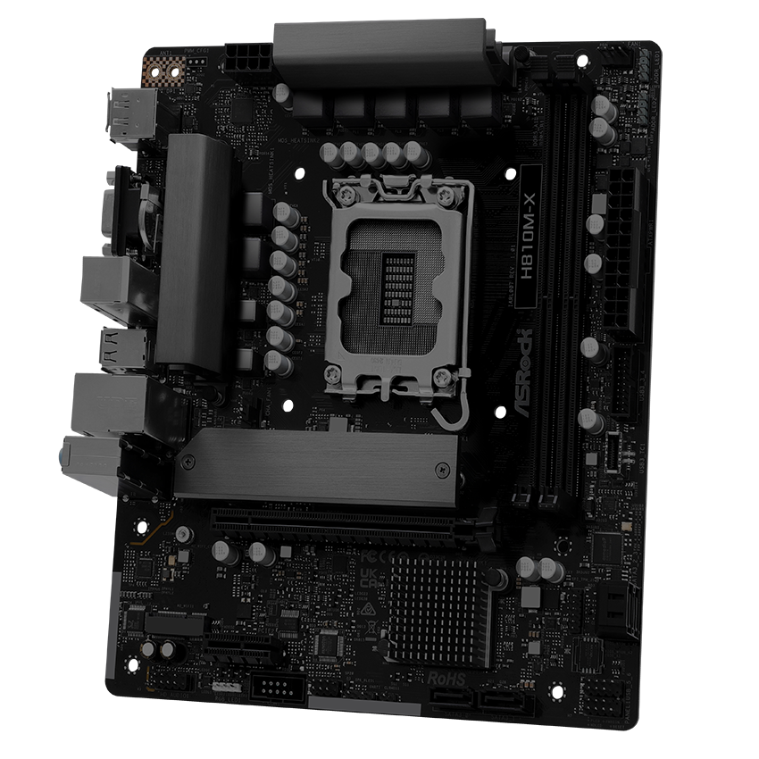 ASRock H810M-X soğutma ve M.2 heatsink