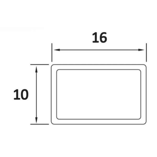 16x35 Stick-On Profile – GGP-304