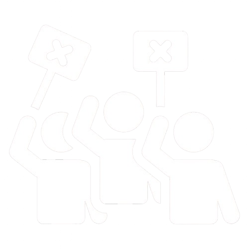 Hands Off Our Maps protesters