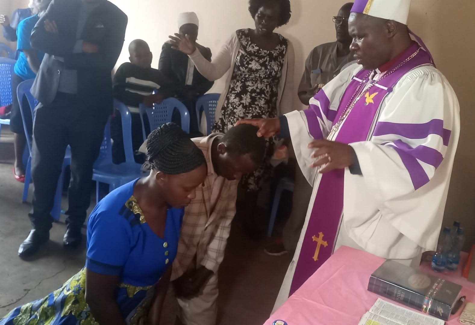 Bsp Muli Ordaining Pst. Paul Kimilu at emaw Gachuriri, embu County