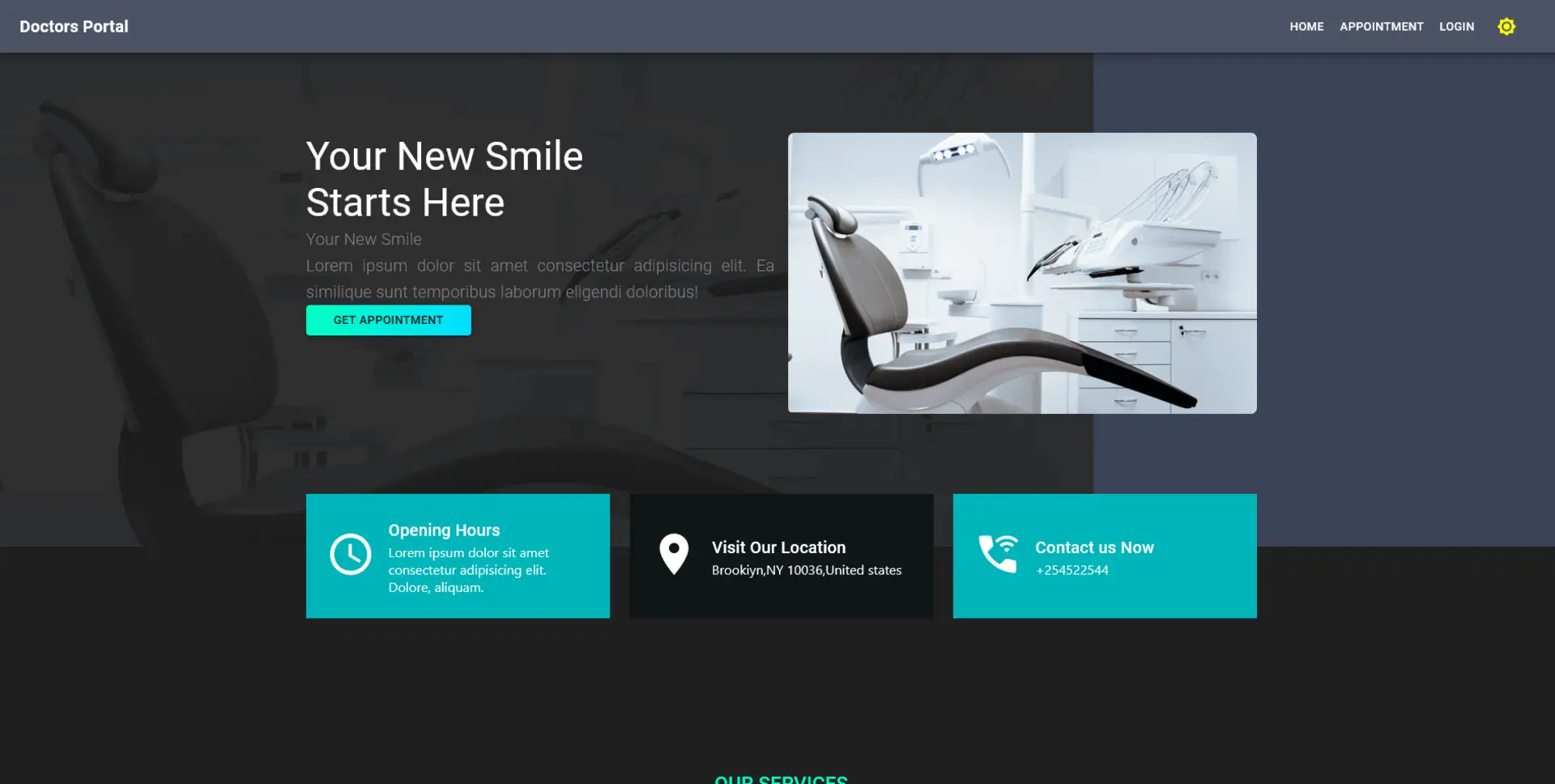 Doctors Portal Screenshot #1