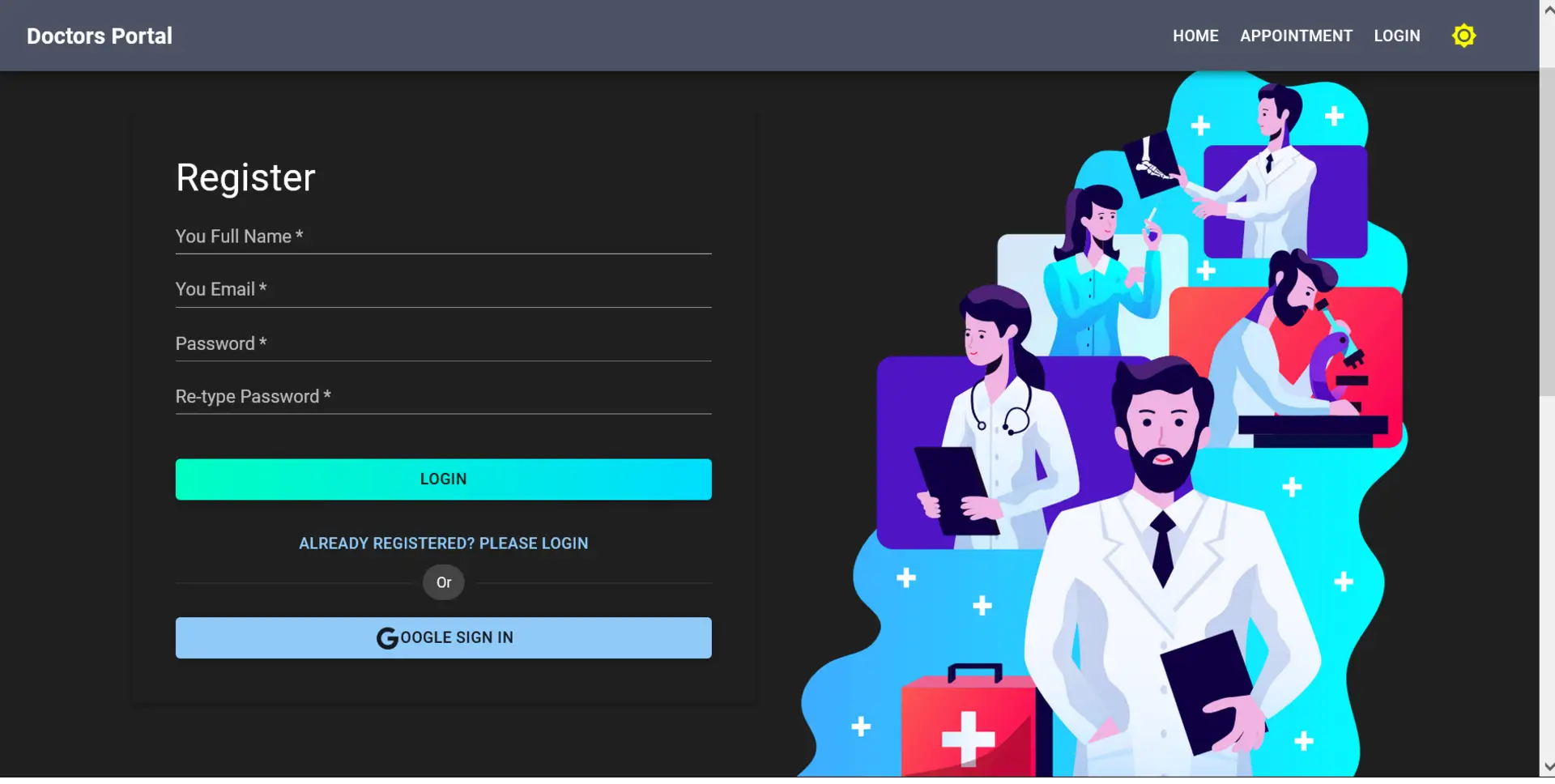 Doctors Portal Screenshot #2