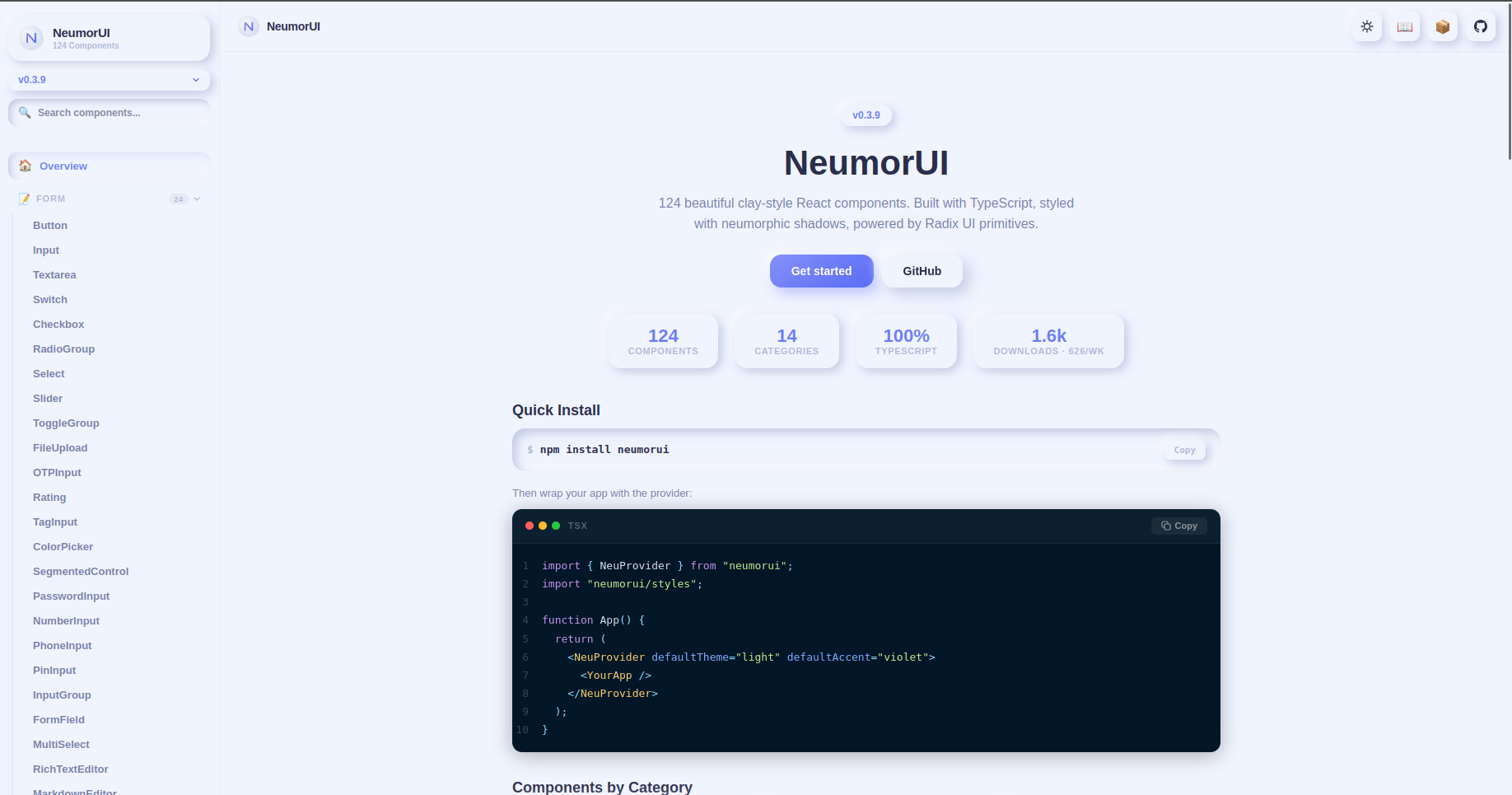 Neumor UI Screenshot #1
