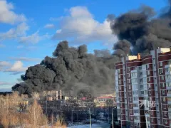 Пожар на промзоне в Кольцово: предварительная причина установлена