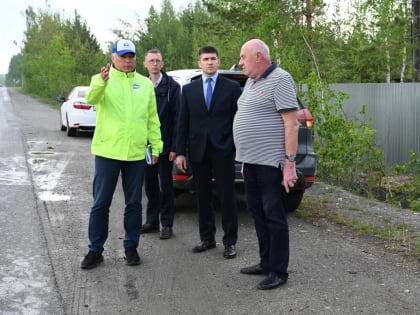 Виталий Крупин проверил состояние дорог Дегтярска