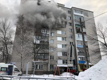 17 человек пострадали при пожаре в Чебоксарах