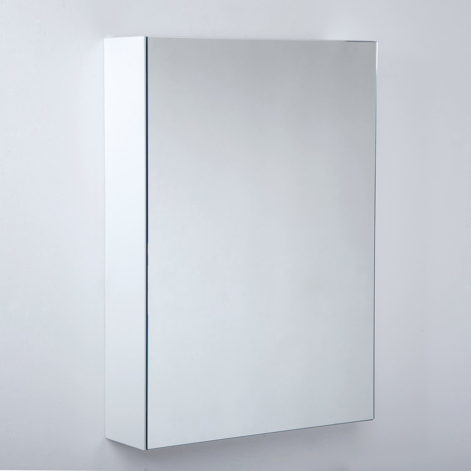 Spiegelschränke > Kronenbach Plana 2.0 Spiegelschrank 50 cm, mit 1 Tür und  LED-Aufsatzleuchte, Anschlag links - Kronenbach