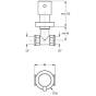 Kronenbach AQA Unterputz-Ventil - NML