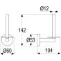 Kronenbach RADIA NEU Reservepapierhalter (vertikal)