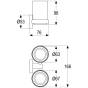 Kronenbach RADIA NEU Glashalter (doppelt)