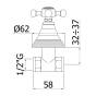 Kronenbach IOTA Unterputzventil 1/2"