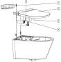 Kronenbach Tube Dusch-WC spülrandlos inkl. WC-Sitz