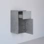 Kronenbach Cube Highboard 30 x 64,6 cm, 1 Auszug, 1 Tür, Anschlag rechts, mit TIP-ON
