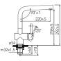 Kronenbach Styla-X 2.0 Spültischarmatur schwenkbar