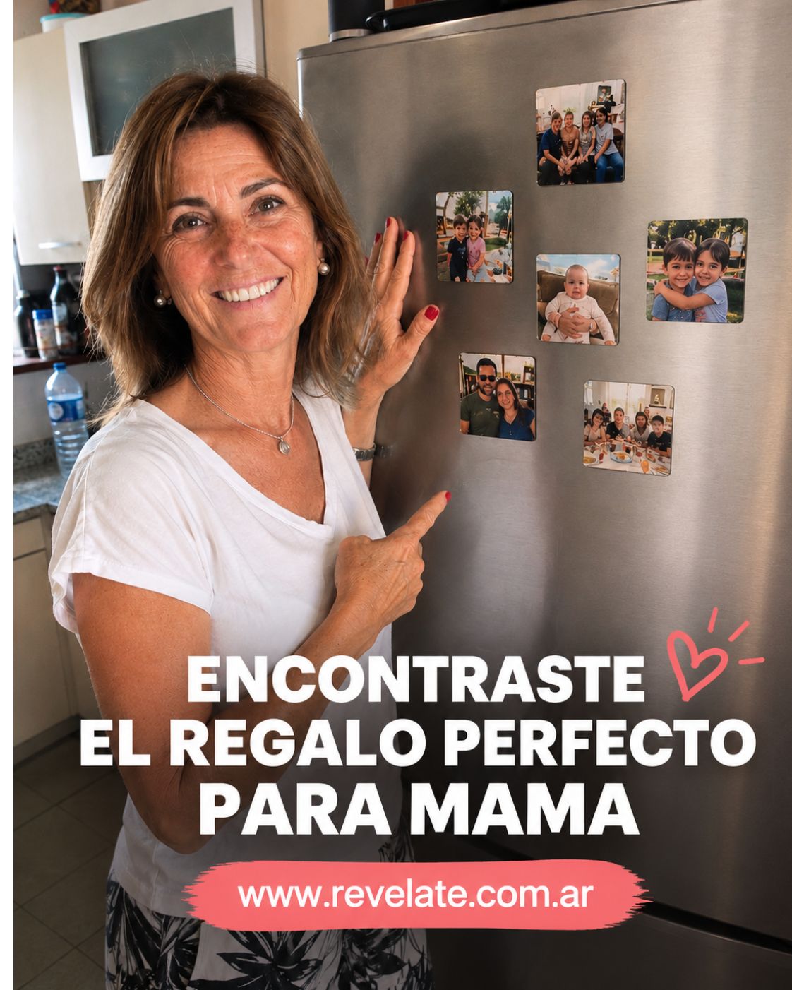 Imanes personalizados de fotos familiares