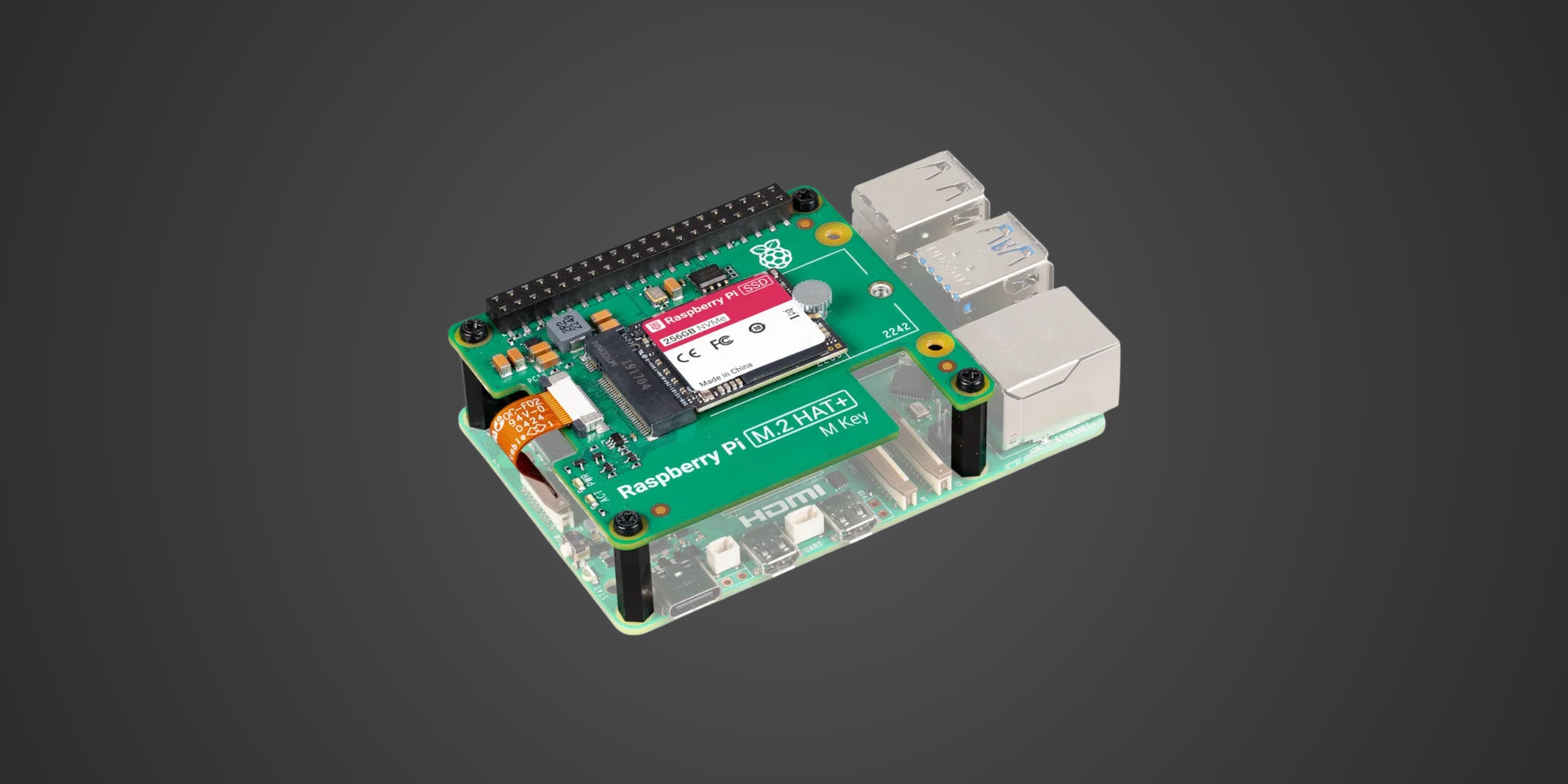 Raspberry Official SSD Kit — PCIe 3.0 SSD