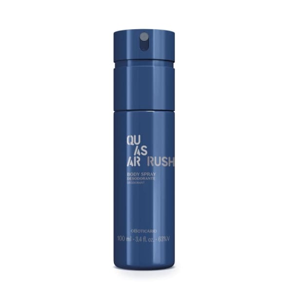 Body spray desodorante quasar blue oBoticario 100ml