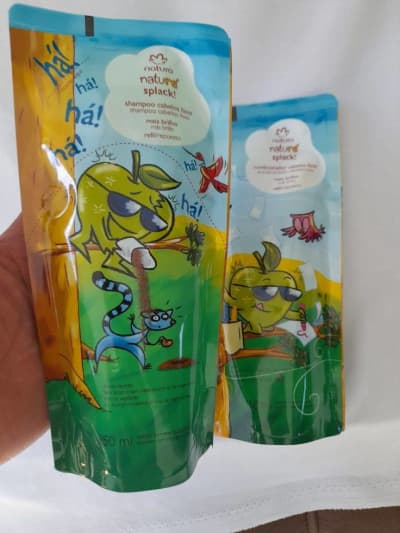 Shampoo y acodicionador lisos Natura