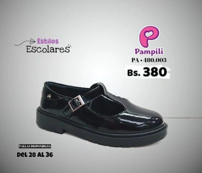 Zapato Escolar Pampili en Charol