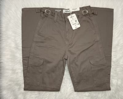 Pantalón Cargo Straight Marrón Nuevo