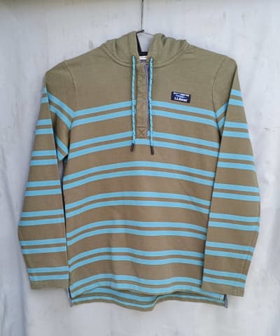 LL Bean Sueter Talla S Rayas Verde