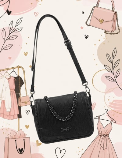 Bolso Crossbody Jessica Simpson Negro