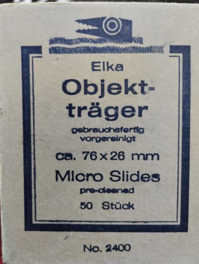 Portaobjetos Elka Micro Slides 50 uds