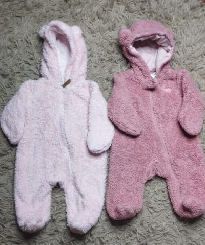 Pack 2 Mamelucos Peluche para Bebé