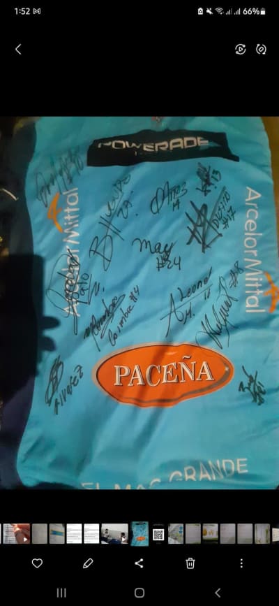 Camiseta Club Blooming Autografiada