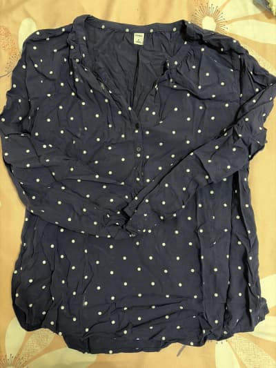 Blusa Old Navy Azul con Lunares