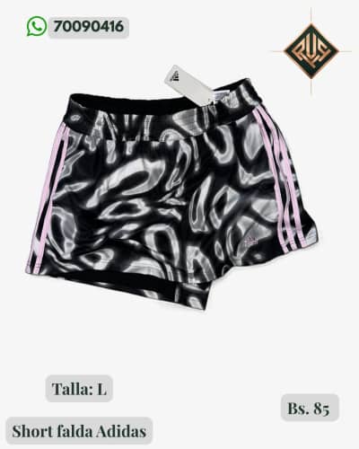 Short Falda Adidas Mujer Talla L