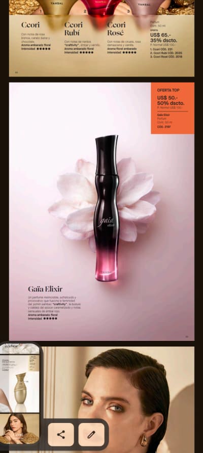 Perfume gaia de yanbal