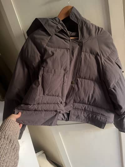 Chaqueta Puffer con Capucha Mujer
