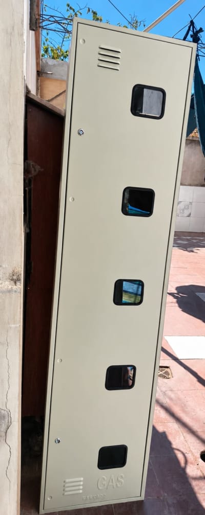 Gabinete o caja para medidores de gas