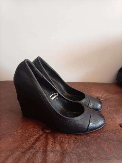 Zapatos Tacon Negros Talla 36
