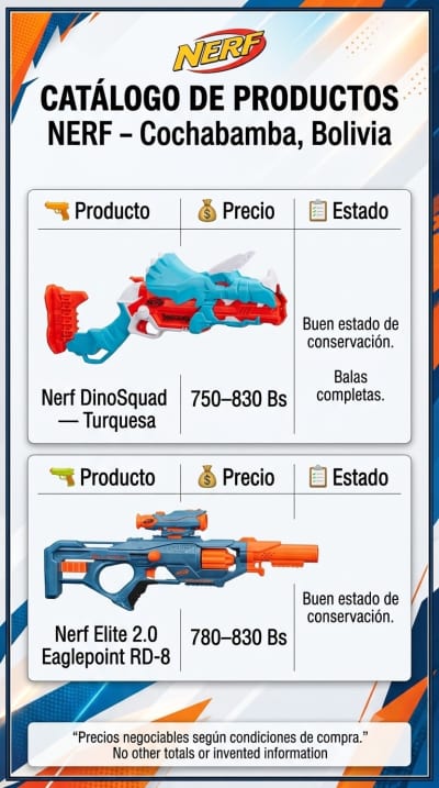 Pistolas nerf