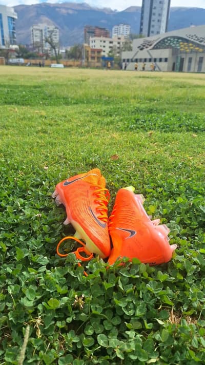 Botines Nike Phantom Naranja Profesional