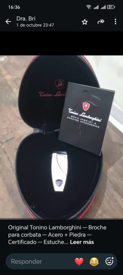 Pisacorbata Tonino Lamborghini Original