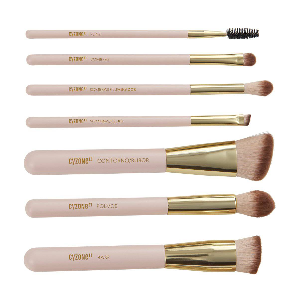 Brochas Cyzone Glam Pro – Set Completo ✨ — imagen 2