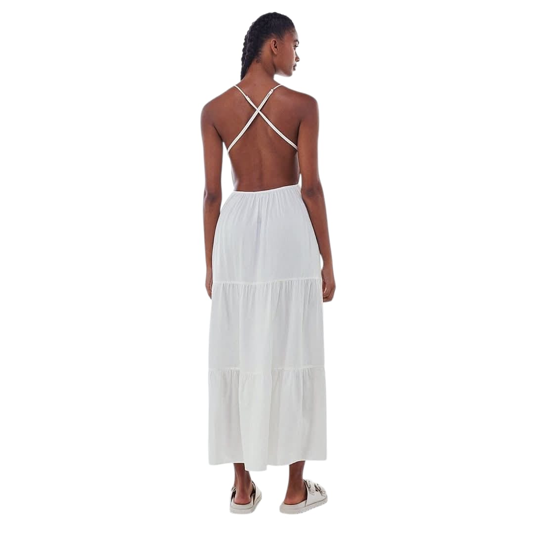 Vestido de lino Bershka — imagen 3