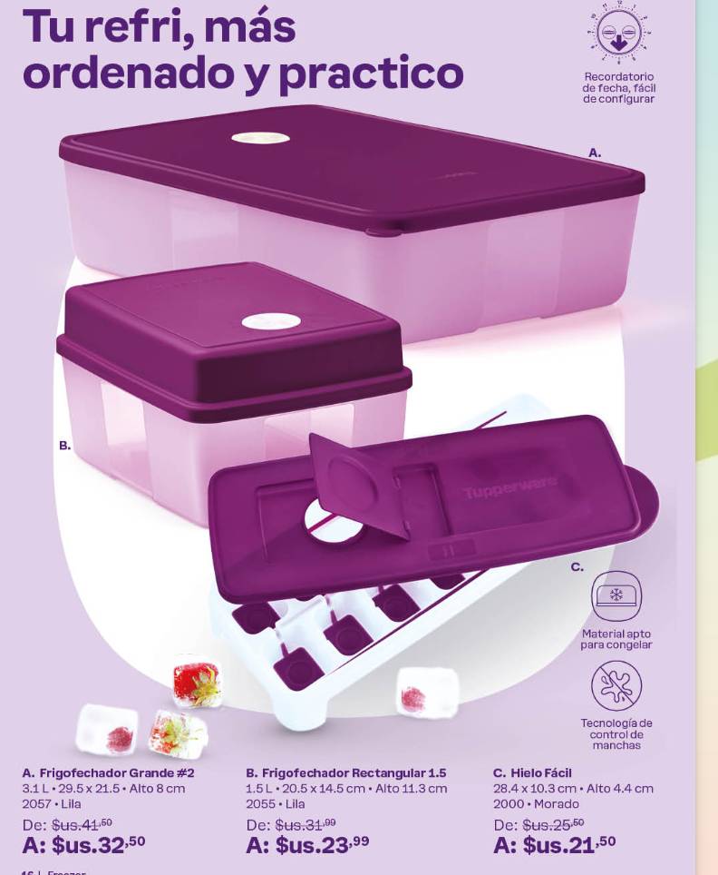 Productos de Tupperware
