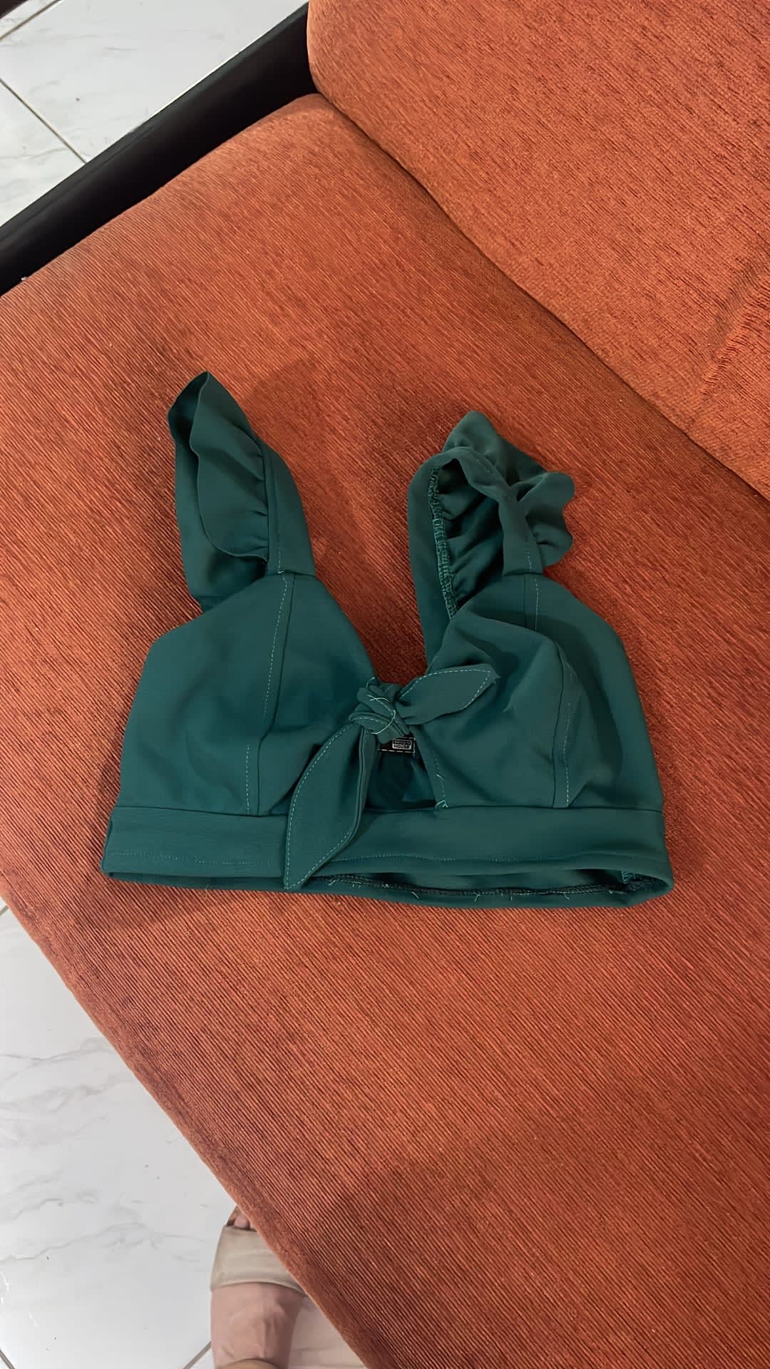 Top de Bikini Rayas Blanco y Negro — imagen 4