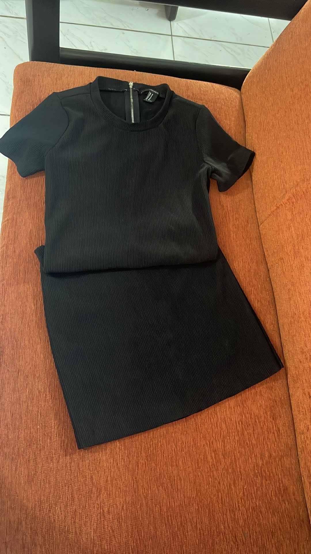 Falda Denim con Volantes Casual — imagen 4