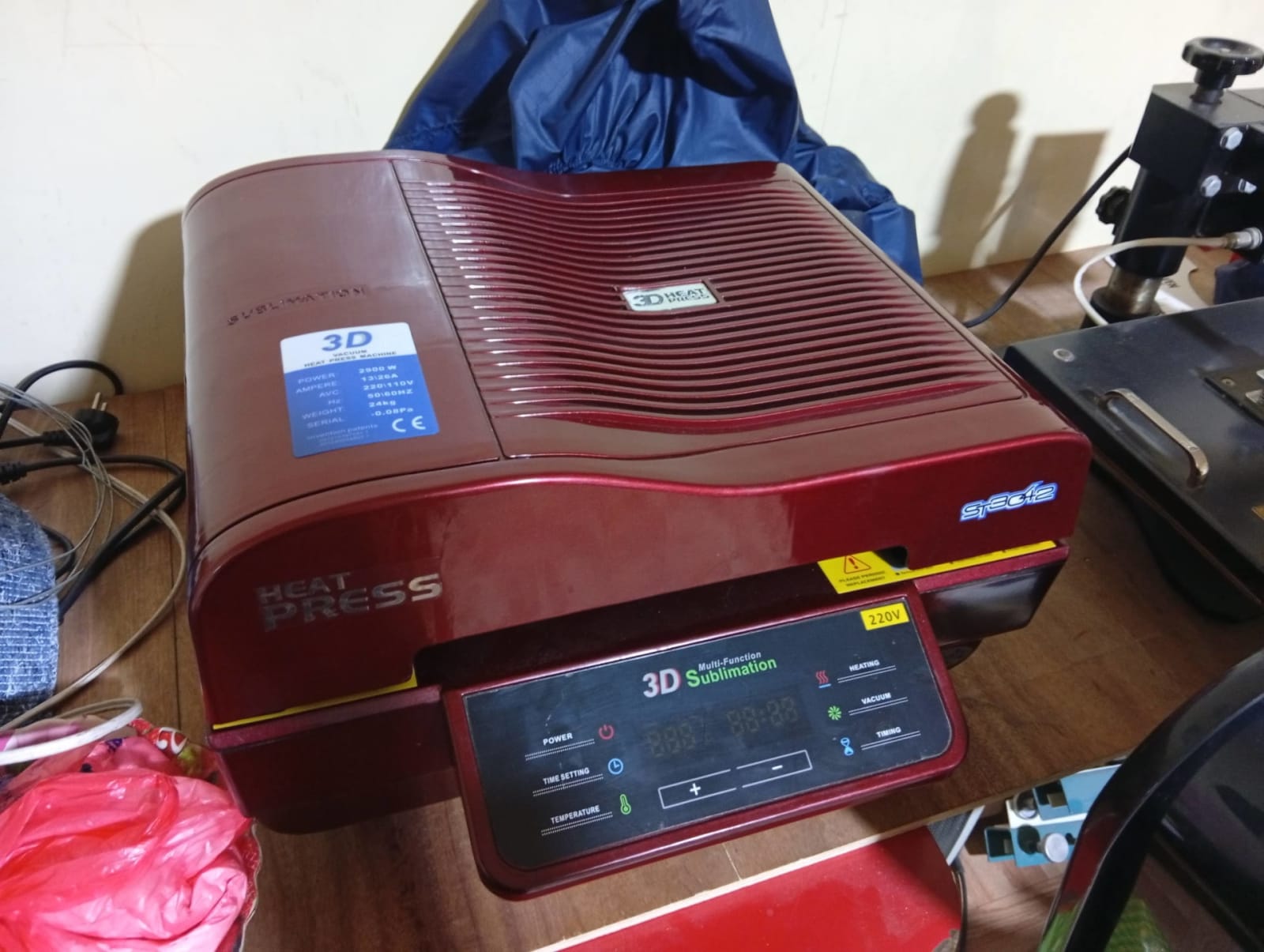 Máquina Sublimación 3D ST-3042 al Vacío