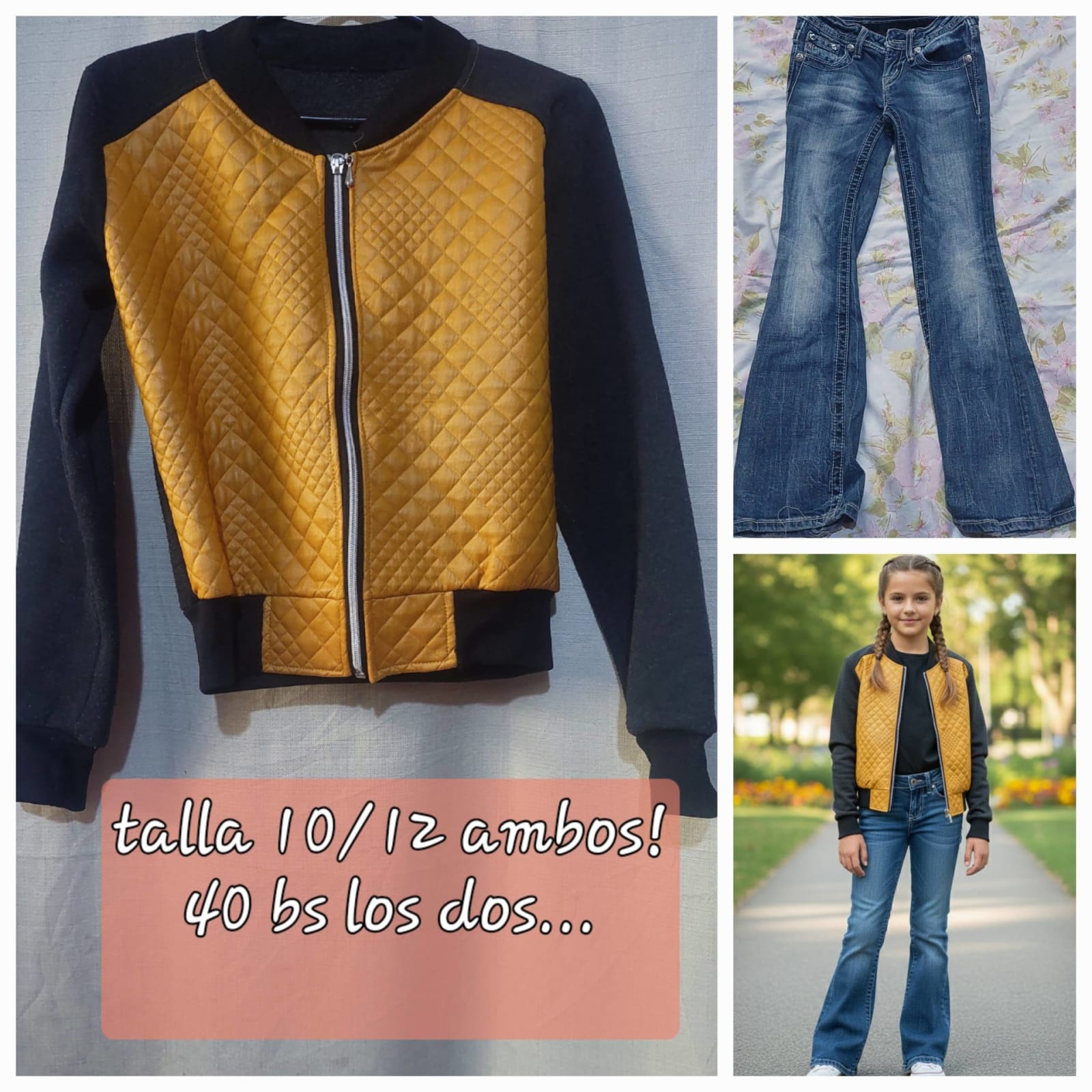 Outfit Juvenil: Jean Negro y Top Rosa — imagen 4