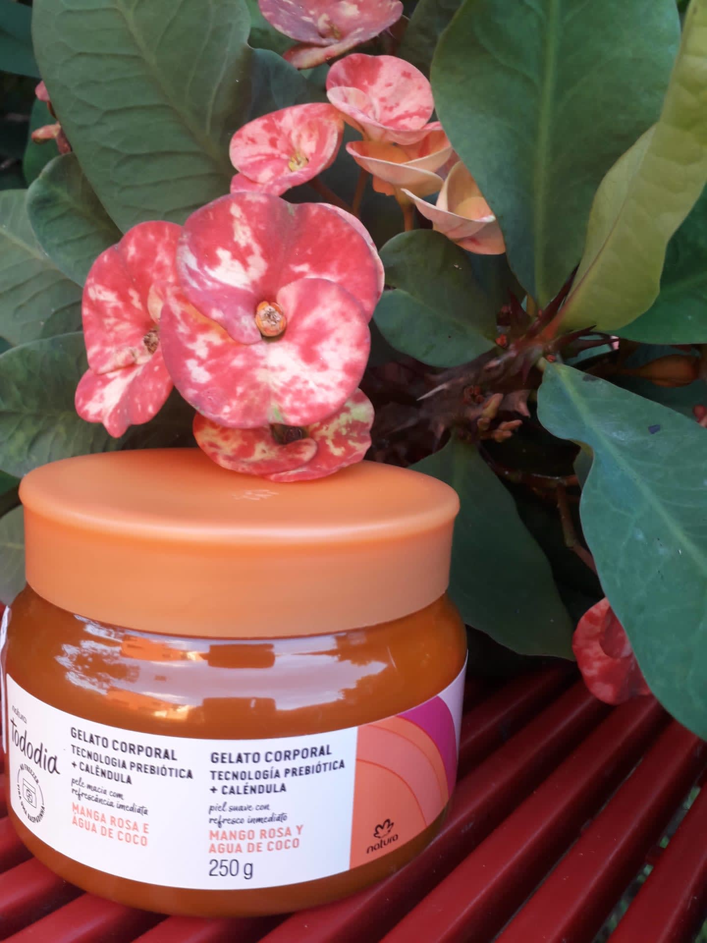 Gelato Corporal Natura Mango Rosa 250g — imagen 3