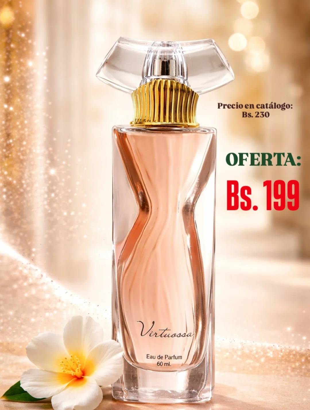 Perfume Virtuossa Azzorti 60ml Original